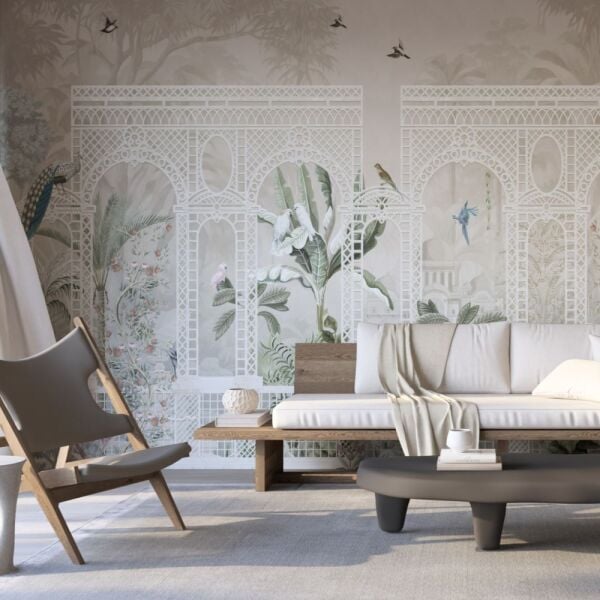 Sofistike İç Mekanlar Tasarım Duvar Kağıdı