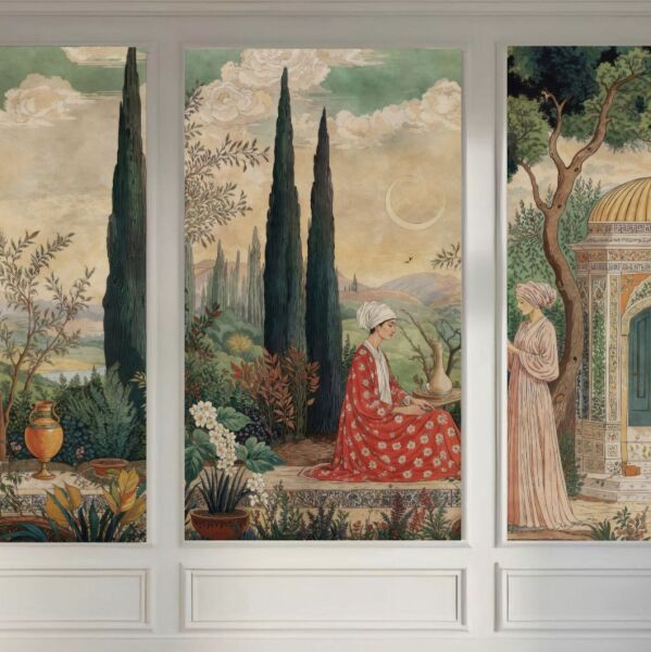 Lady&The Maid 3 Duvar Paneli
