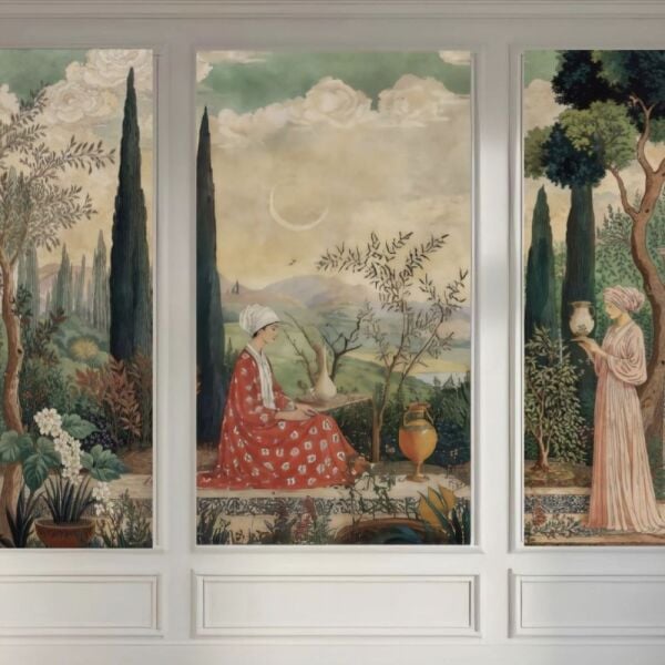 Lady&The Maid 3 Duvar Paneli
