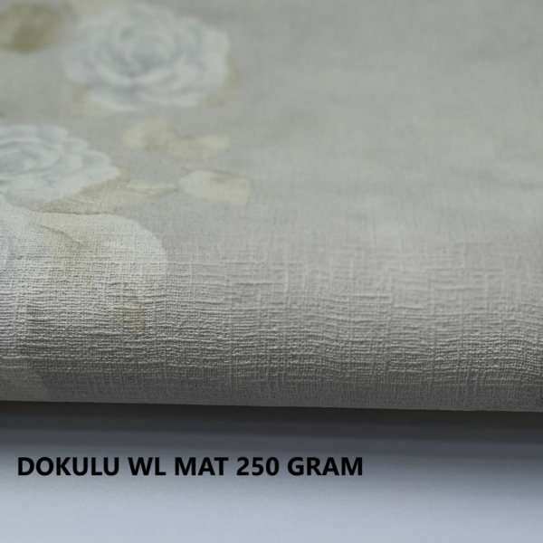 Suluboya Çizim Mavi Dağlar Kayık Duvar Kağıdı