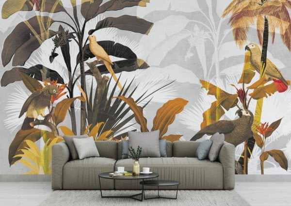 Uva Egzotik Orman Sonbahar Duvar Kağıdı