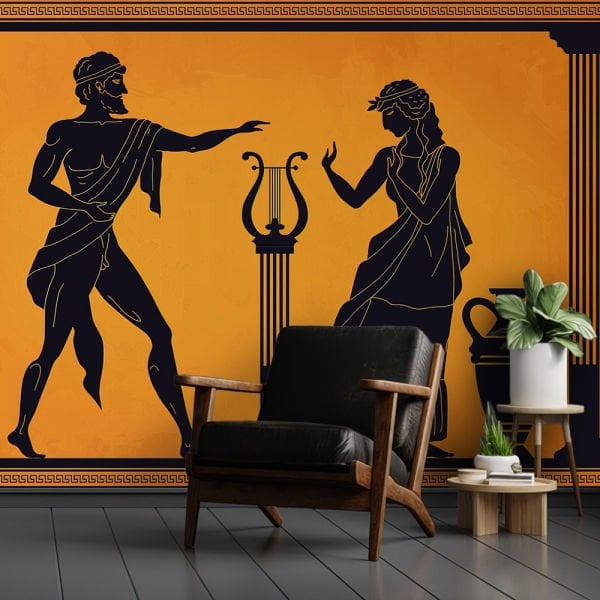 Kral Ve Kraliçe Lir Müzik İle Dans Eder Duvar Kağıdı