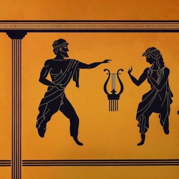 Kral Ve Kraliçe Lir Müzik İle Dans Eder Duvar Kağıdı