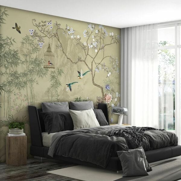 Chinese Rose Çin Gülü Duvar Kağıdı