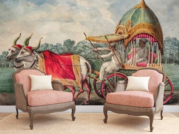 Padişah Arabasıyla Gezerken Duvar Kağıdı