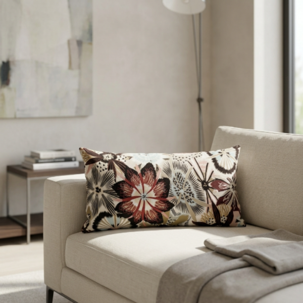 Çiçek Desen Bel Yastığı