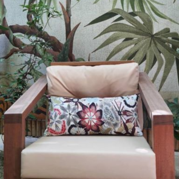 Çiçek Desen Bel Yastığı