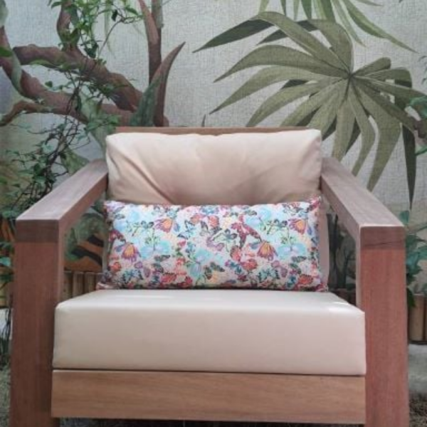 Kelebekli  Desen Dekoratif Bel Yastığı