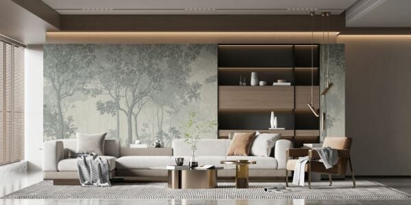 Forest Nordic Duvar Kağıdı