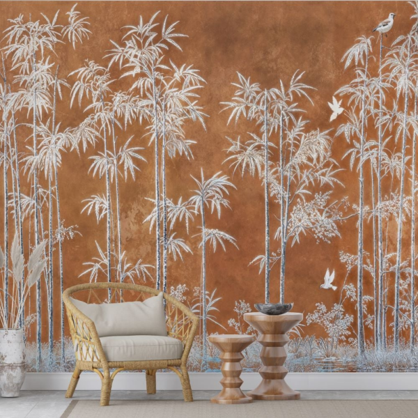 Bambu Desenli Duvar Kağıdı