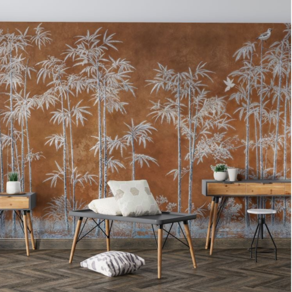 Bambu Desenli Duvar Kağıdı