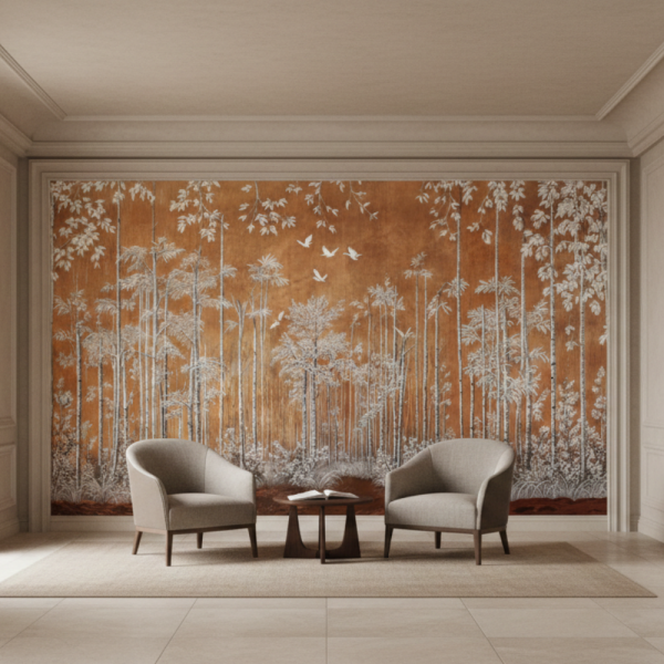 Bambu Desenli Duvar Kağıdı