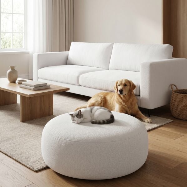 Noble Pati Dostu Kumaş Beyaz