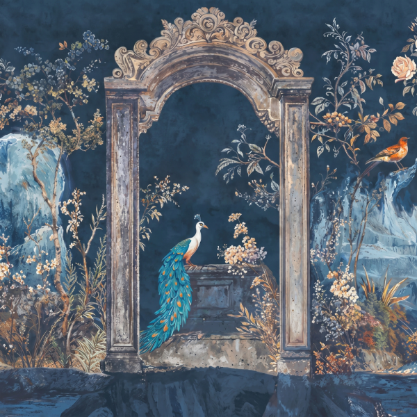 Kraliyet Bahçesi Tavuskuşu Manzara Duvar Kağıdı