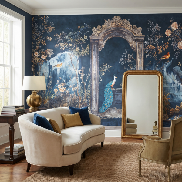 Kraliyet Bahçesi Tavuskuşu Manzara Duvar Kağıdı