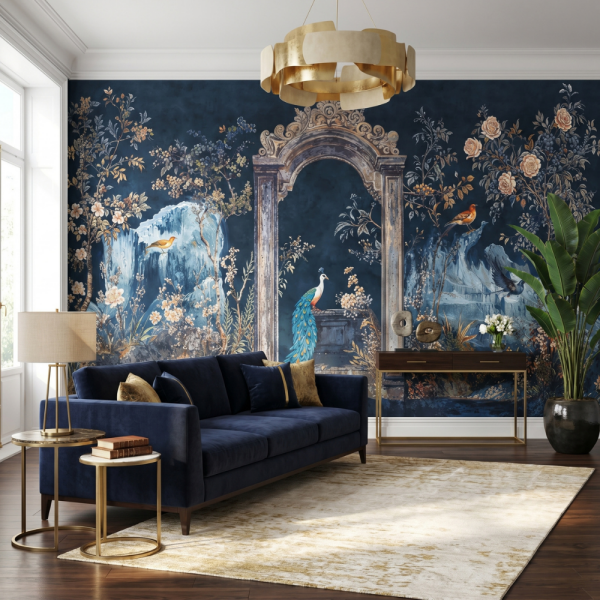 Kraliyet Bahçesi Tavuskuşu Manzara Duvar Kağıdı