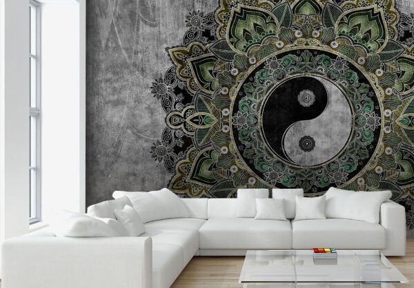 Green Shanghai Ying Yang Duvar Kağıdı