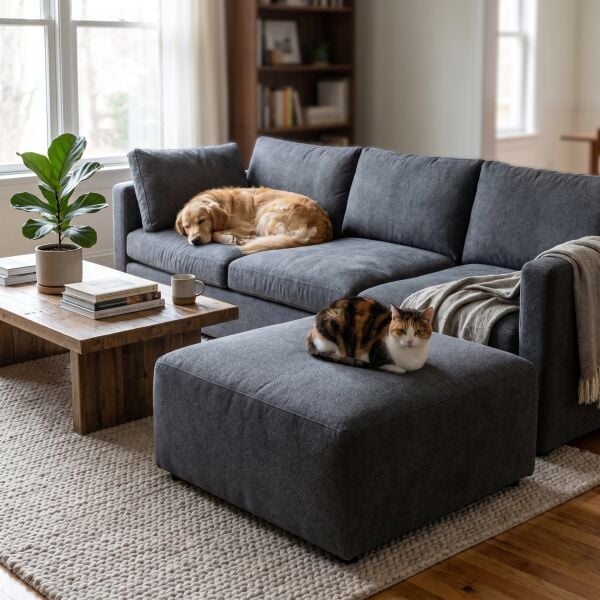 Noble Pati Dostu Kumaş Kömür Gri