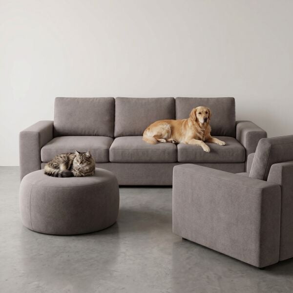 Noble Pati Dostu Kumaş Sütlü Kahverengi