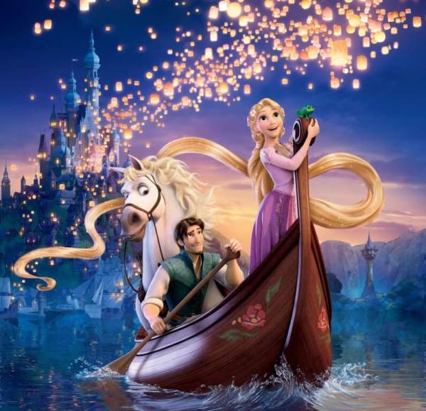 Uva Masal Prensesi Rapunzel Duvar Kağıdı Mat Görünümlü Vinil Duvar Kağıdı Kullanım Alanı;Tüm Genel Alanlar