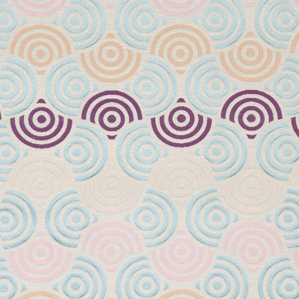 Geometrik Desenler İthal Döşemelik Kumaş Orbitra Sky Blue
