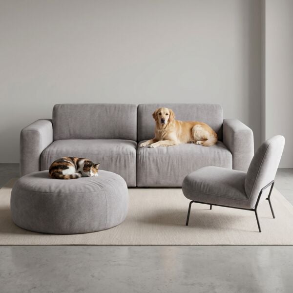 Noble Pati Dostu Kumaş Kum Krem Bej