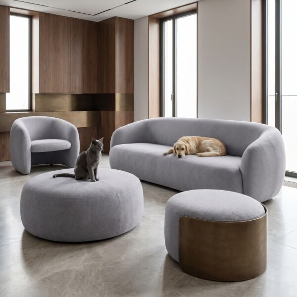 Noble Pati Dostu Kumaş Sis Krem Bej