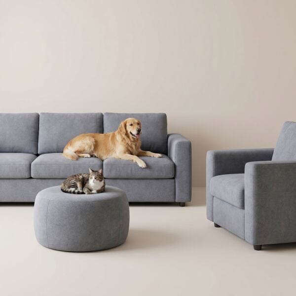 Noble Pati Dostu Kumaş Küllü Krem Bej