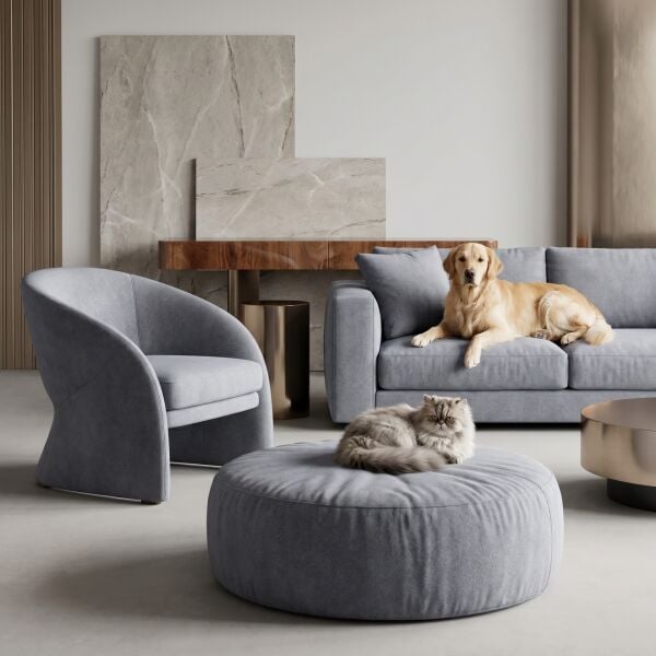 Noble Pati Dostu Kumaş Küllü Krem Bej