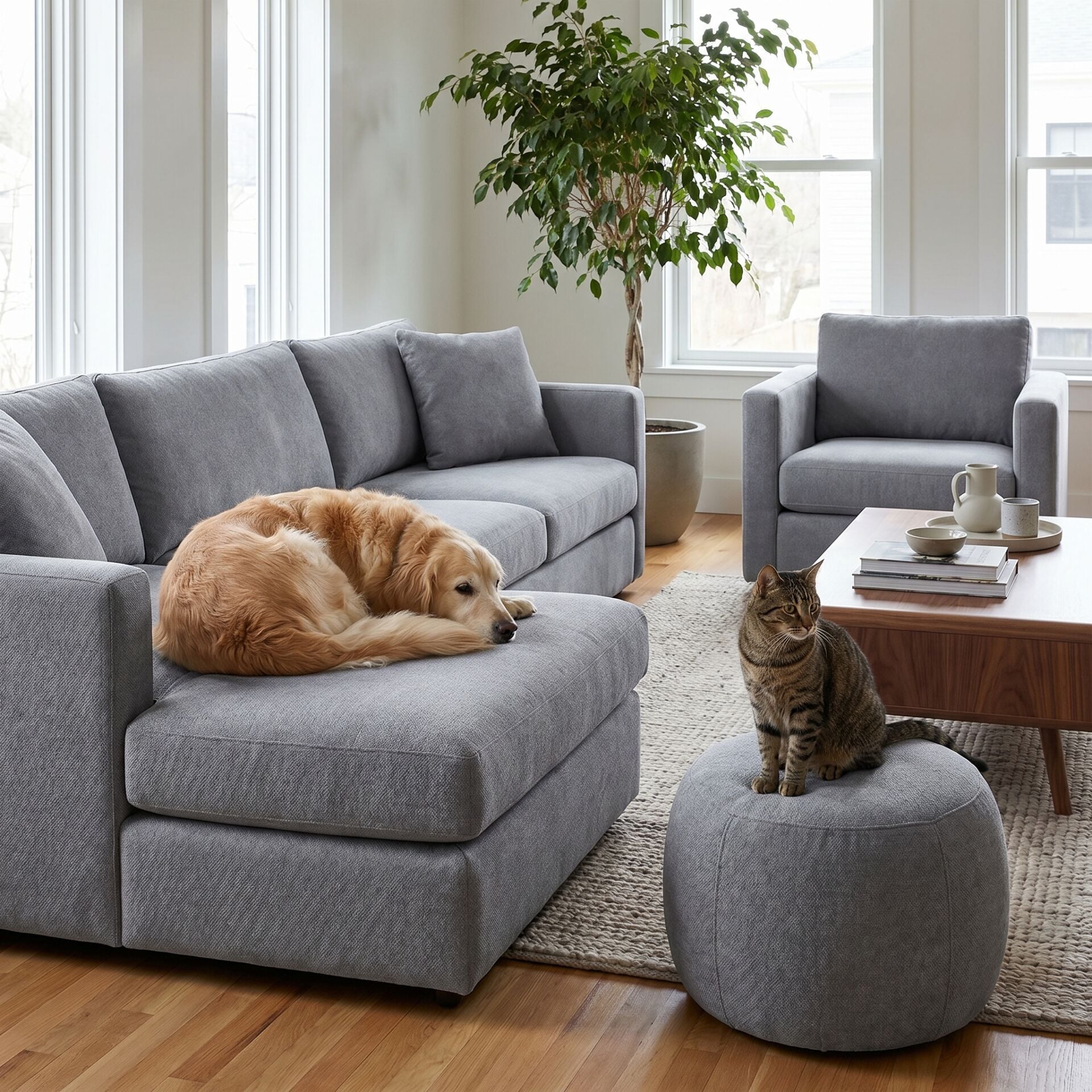 Noble Pati Dostu Kumaş Küllü Krem Bej