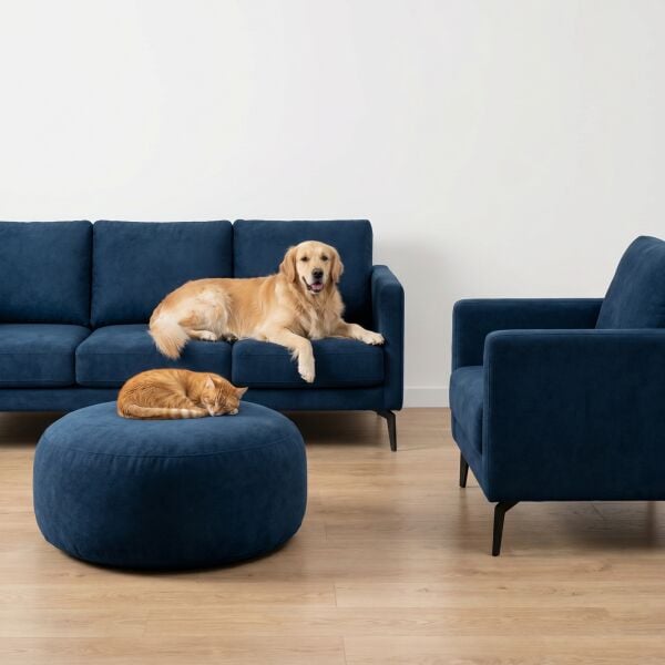 Noble Pati Dostu Kumaş Mavi Turkuaz