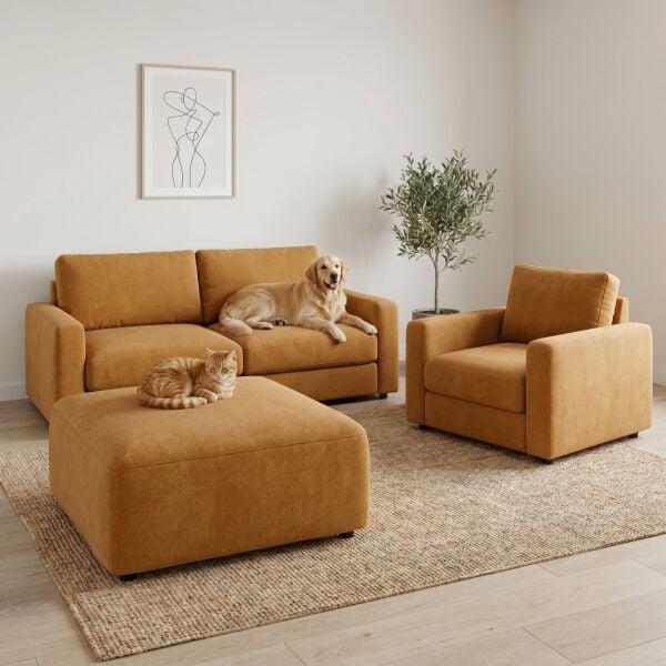 Noble Pati Dostu Kumaş Sarı