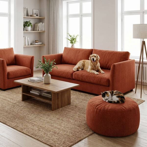 Noble Pati Dostu Kumaş Turuncu