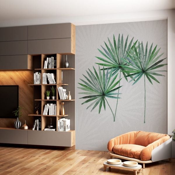 Sidelya Yaprak Çiçek Duvar Kağıdı