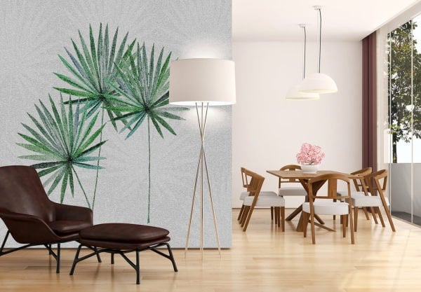 Sidelya Yaprak Çiçek Duvar Kağıdı