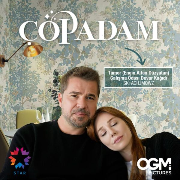 Çöp Adam Dizi Tamer (Engin Altan Düzyatan) Çalışma Odası Duvar Kağıdı