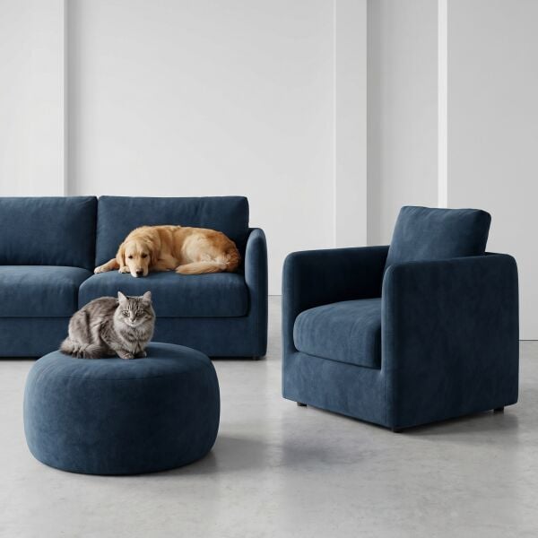 Azure Pati Dostu Kumaş Petrol Mavi Turkuaz