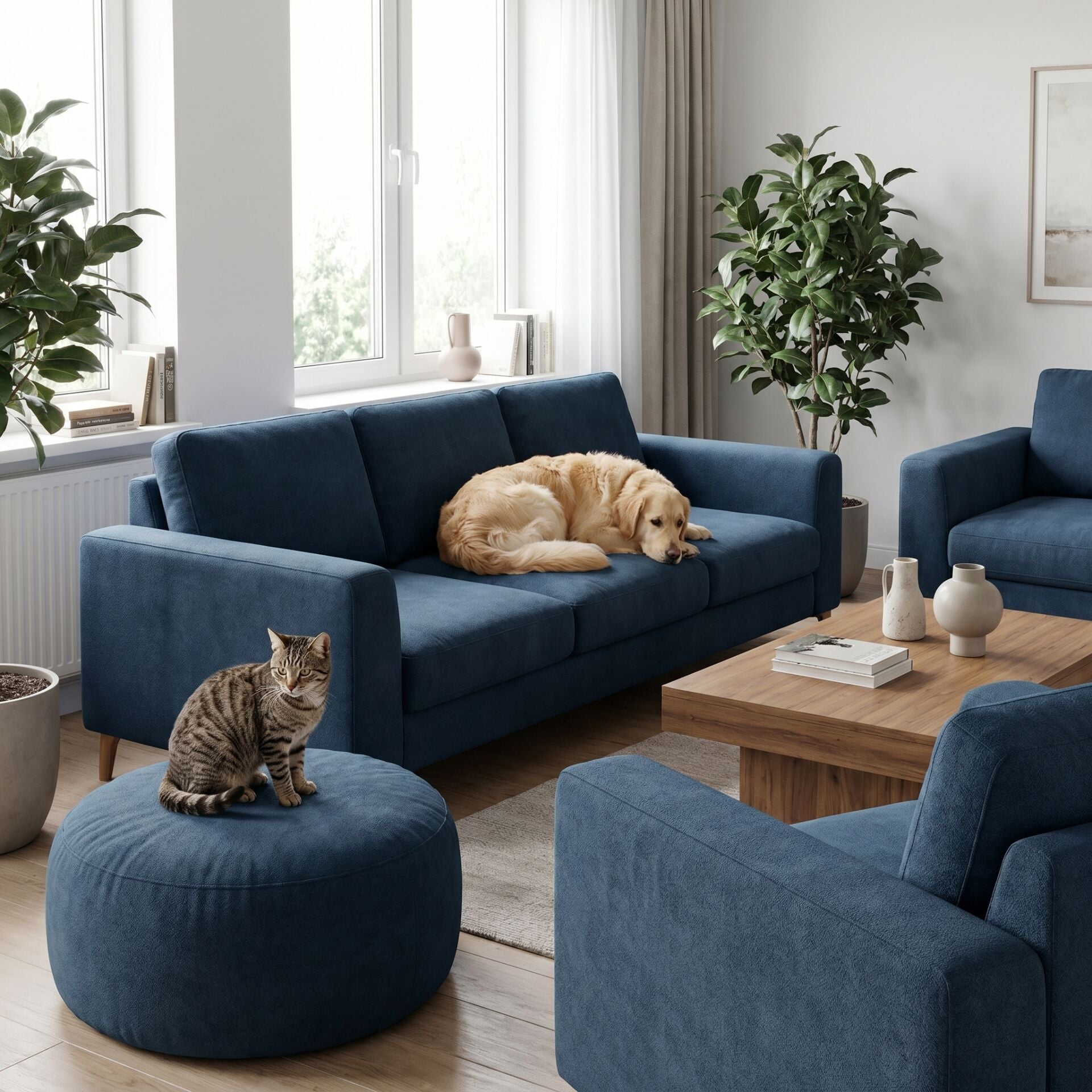 Azure Pati Dostu Kumaş Petrol Mavi Turkuaz