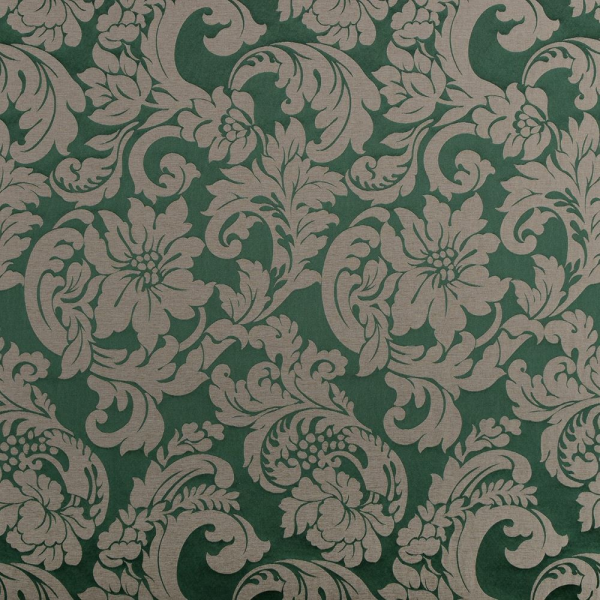 Çiçekli Klasik Desen Döşemelik Kumaş Kombinli