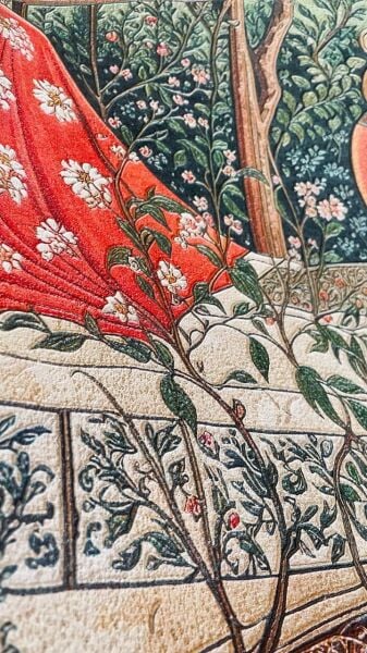 Doğu Esintili Sanatsal Manzara Duvar Kağıdı