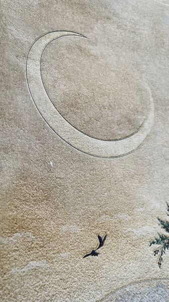 Doğu Esintili Sanatsal Manzara Duvar Kağıdı