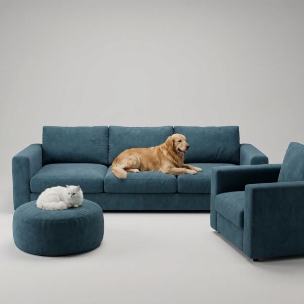 Azure Pati Dostu Kumaş Gece Yeşil