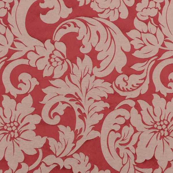 Çiçekli Klasik Desen Döşemelik Kumaş Kombinli