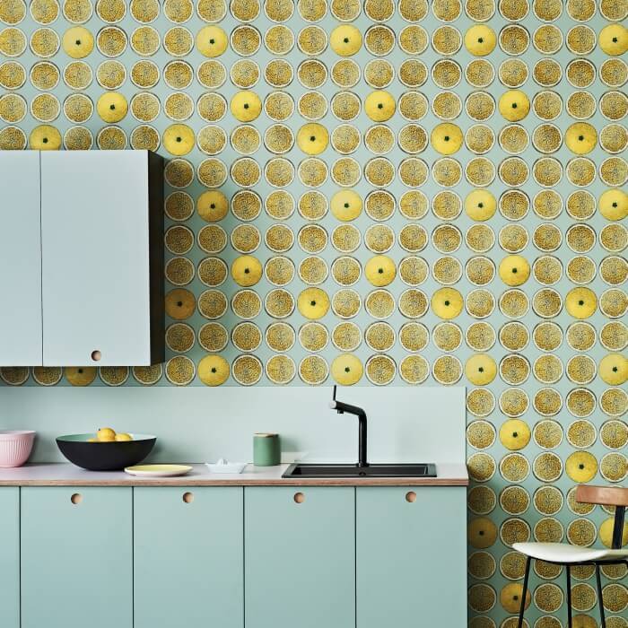 Fornasetti Arance Portakal Desen Duvar Kağıdı