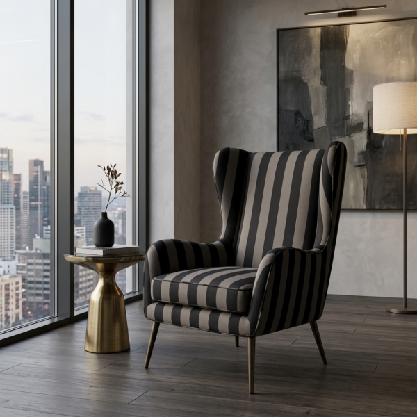 Çiçekli Klasik Desen Döşemelik Kumaş Kombinli