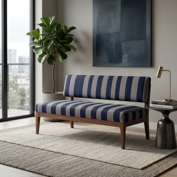 Çiçekli Klasik Desen Döşemelik Kumaş Kombinli