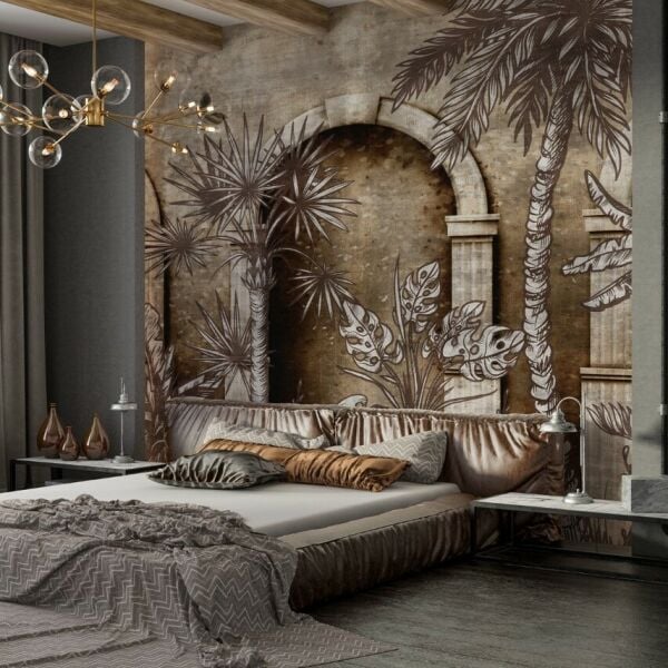 Uva Kahverengi Surlar Ağaçlar Duvar Kağıdı