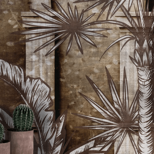 Uva Kahverengi Surlar Ağaçlar Duvar Kağıdı