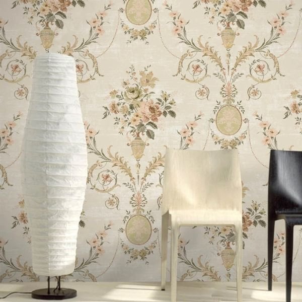 Vazoda Soft Çiçekler Duvar Kağıdı