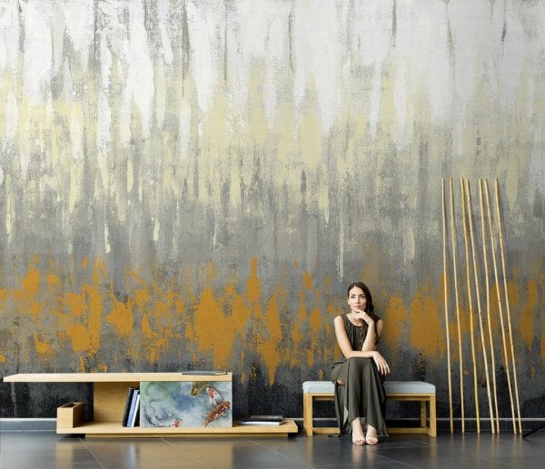 Gray Stone Eskitme Duvar Kağıdı